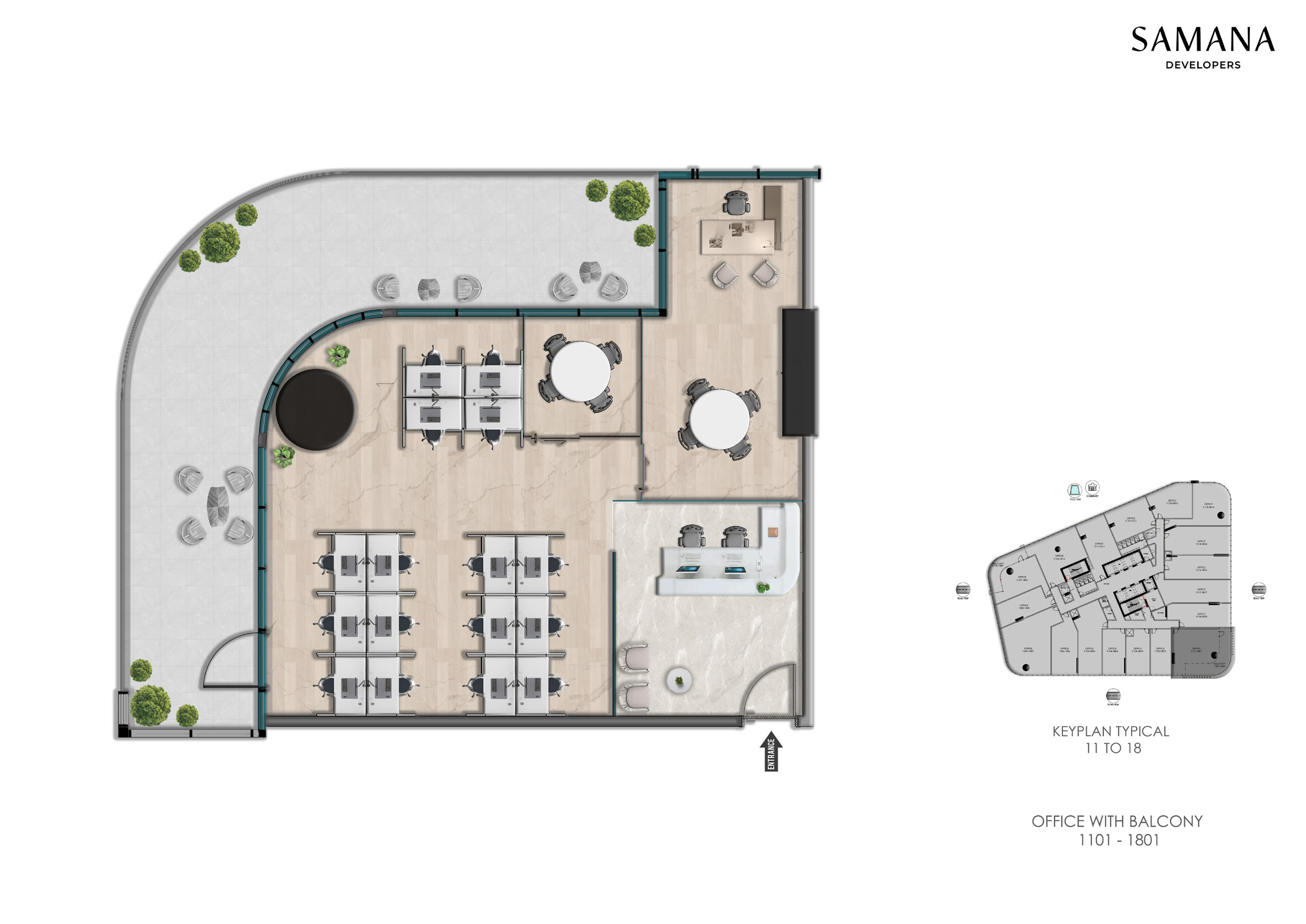 Supreme office floor plan