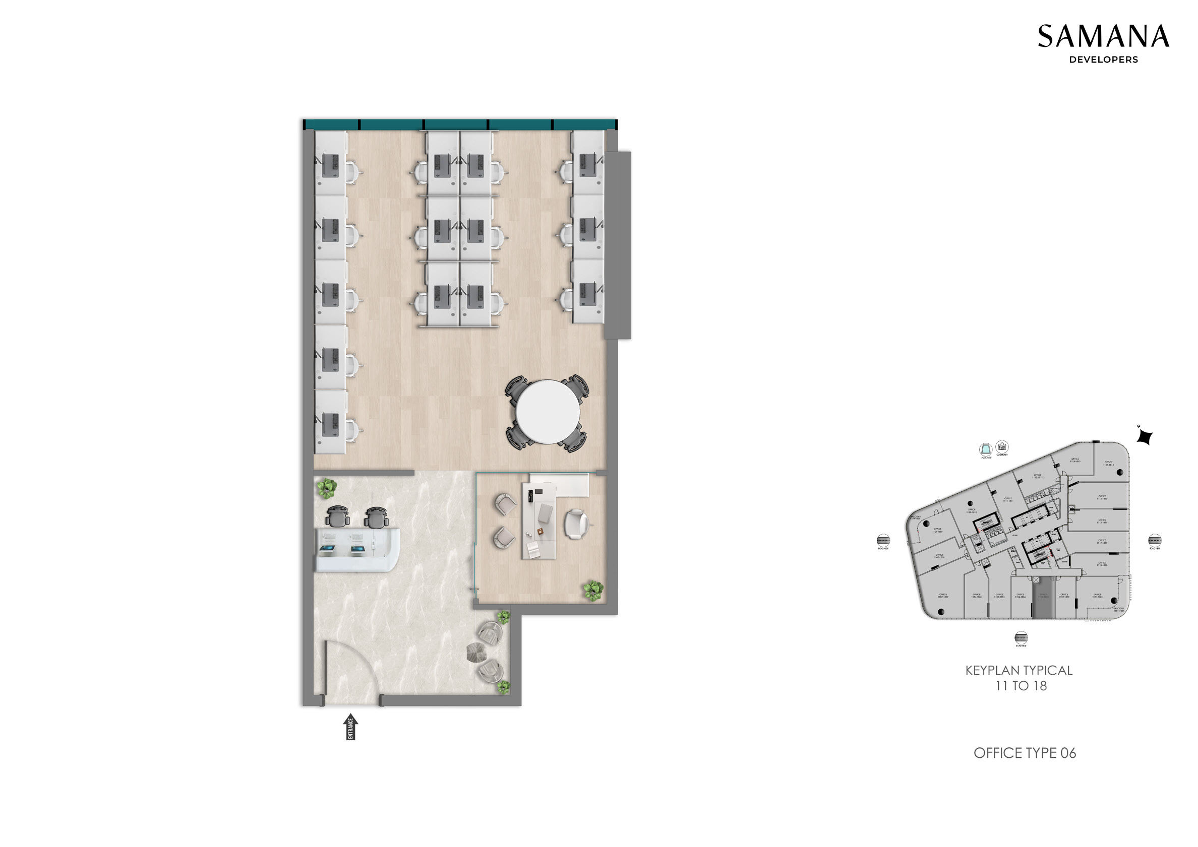 Ultima office floor plan