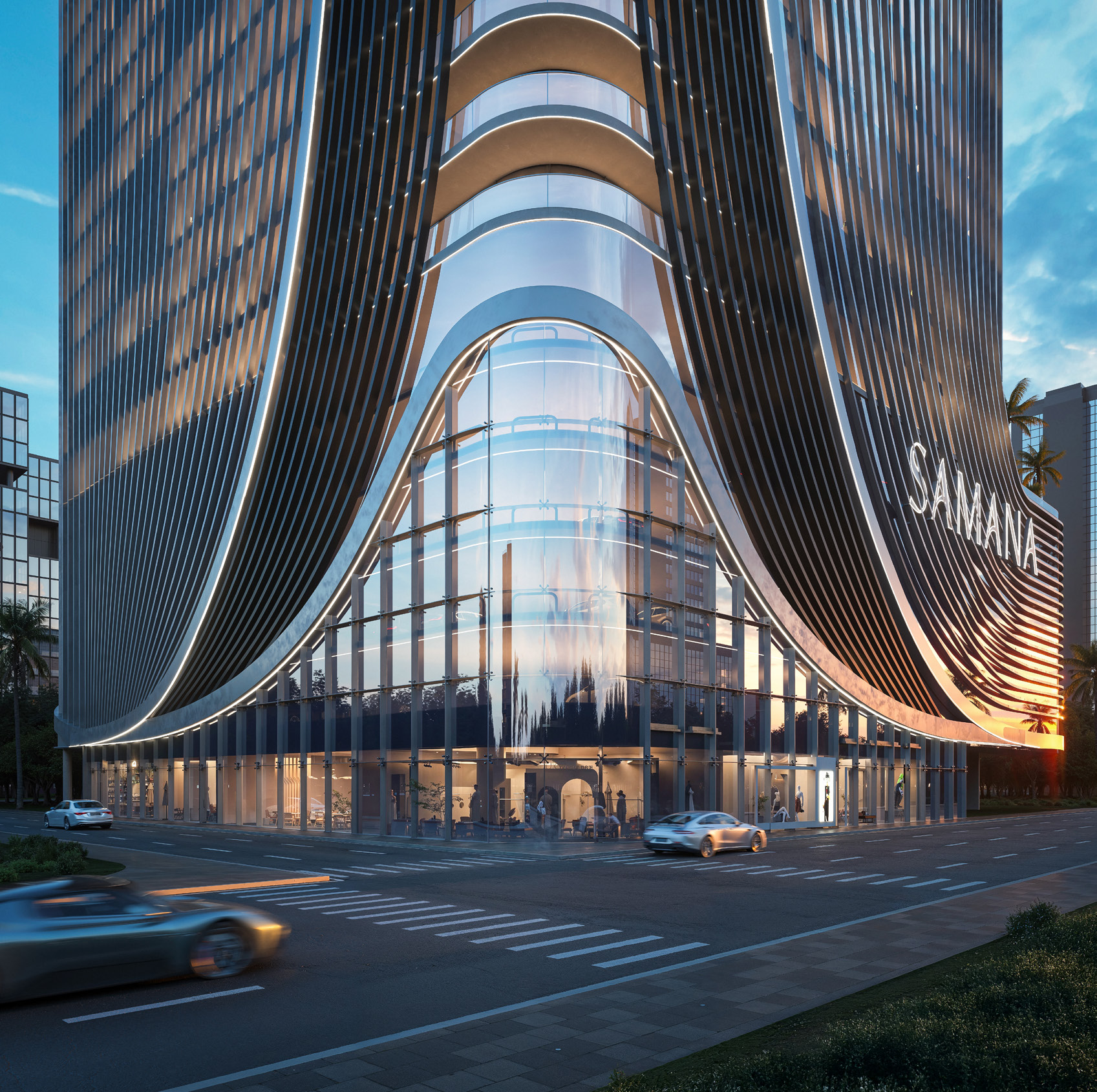 Samana Business Hub tower view